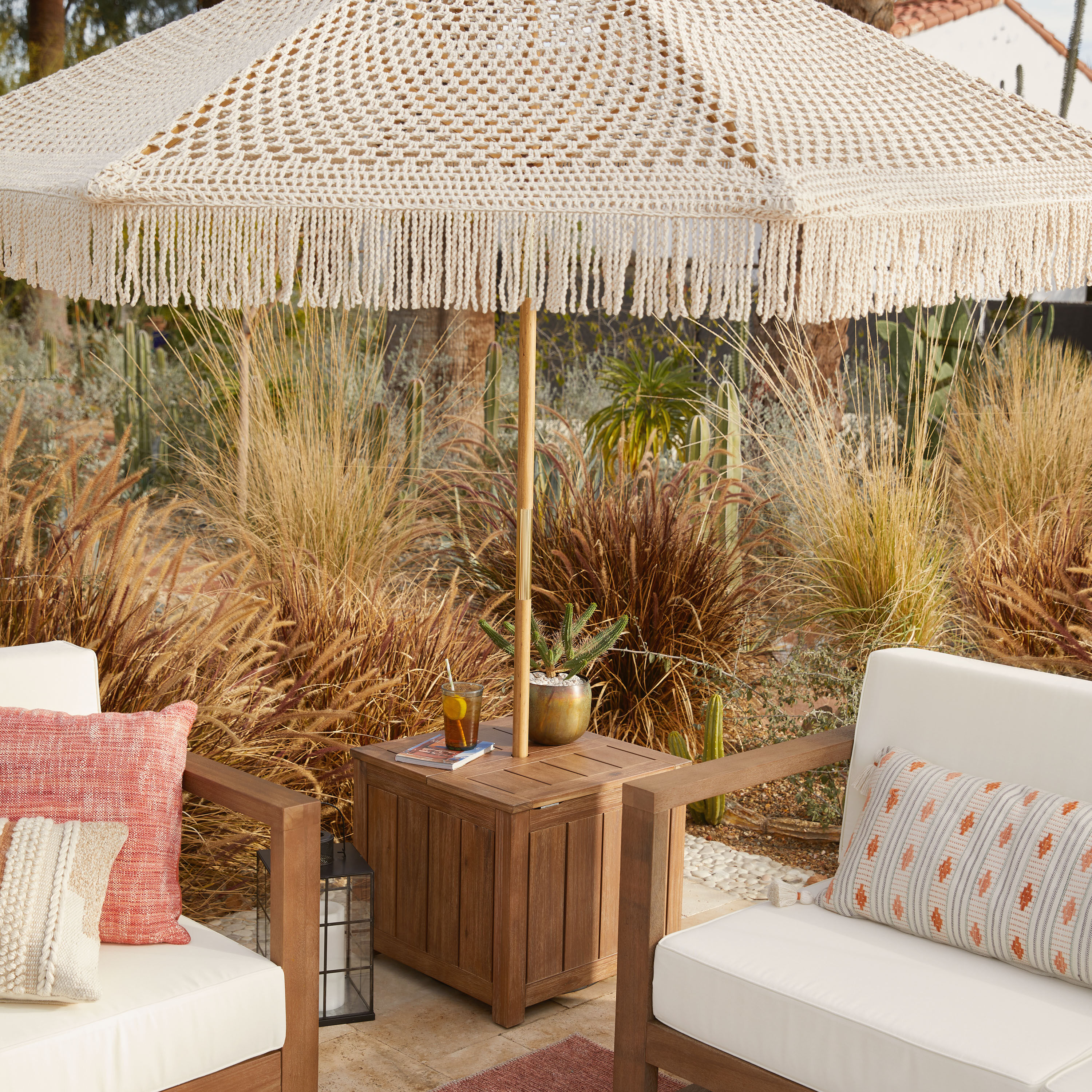 Outdoor side sales table world market