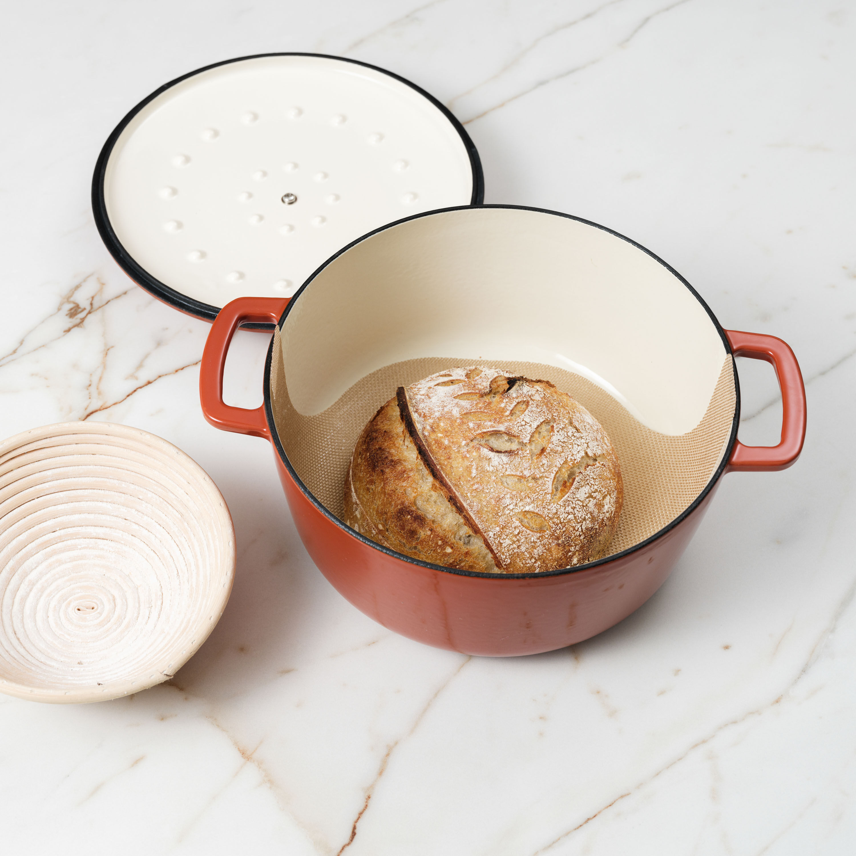 NoStik Reusable Silicone Bread Lifter and Dutch Oven Liner by World Market