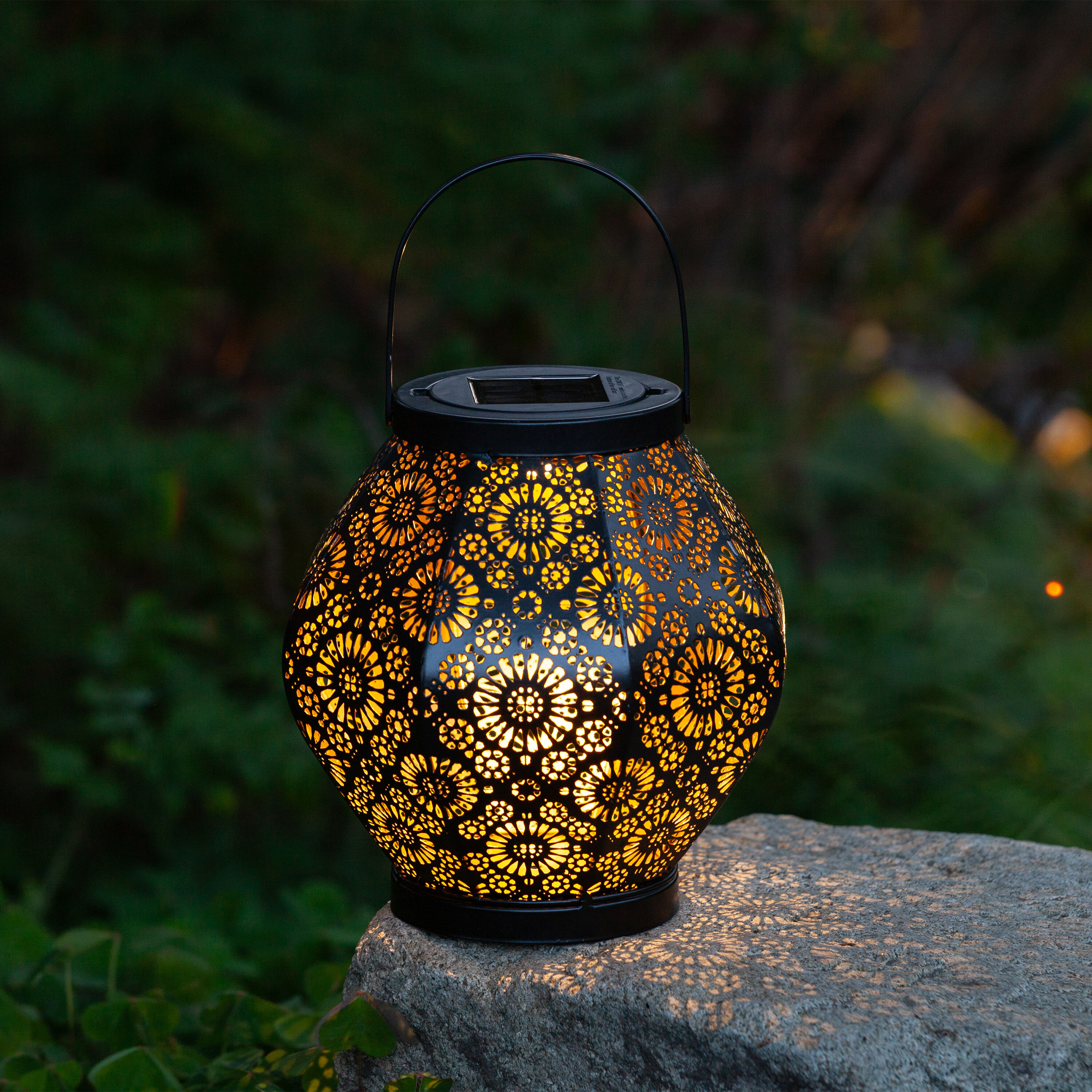 World market solar lantern top