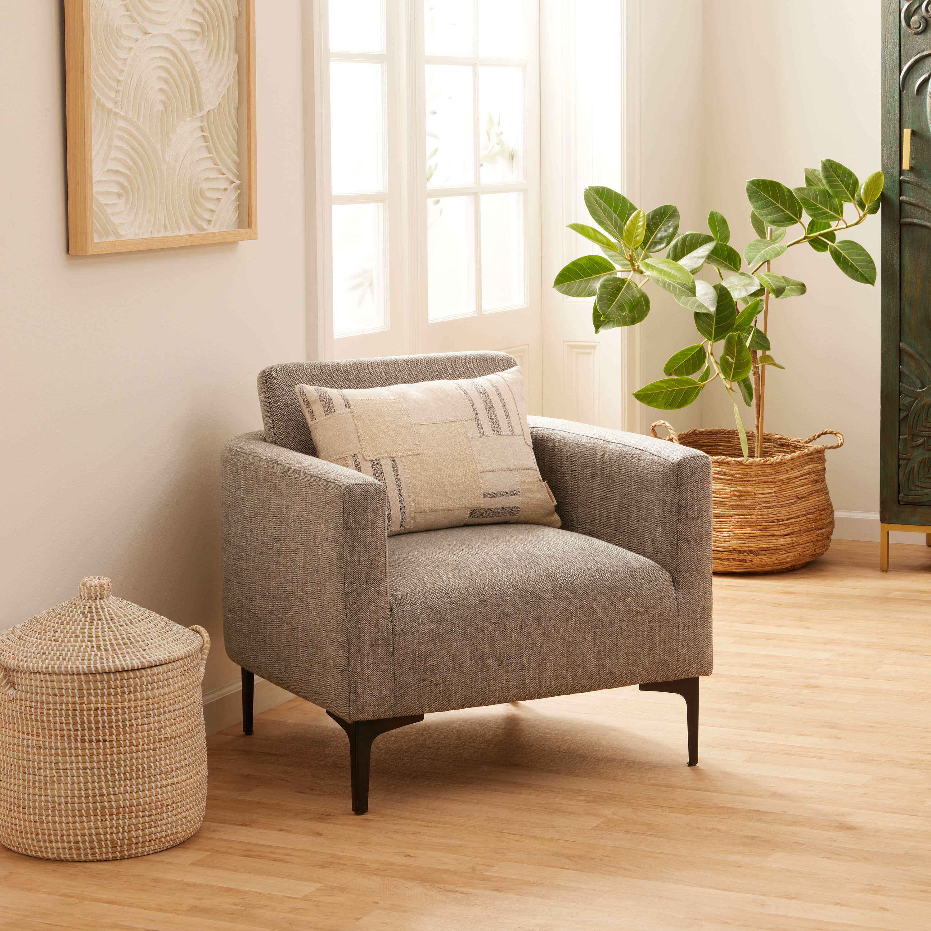 World market hotsell gray chair