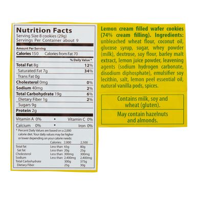 Loacker Quadratini Lemon Wafer Cookies Loacker Quadratini Lemon Wafer Cookies