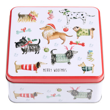 Grandma Wild's Merry Woofmas Assorted Cookies Gift Tin Grandma Wild's Merry Woofmas Assorted Cookies Gift Tin