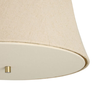 Natural Jute and Linen Bell Semi Flush Mount Ceiling Light Natural Jute and Linen Bell Semi Flush Mount Ceiling Light