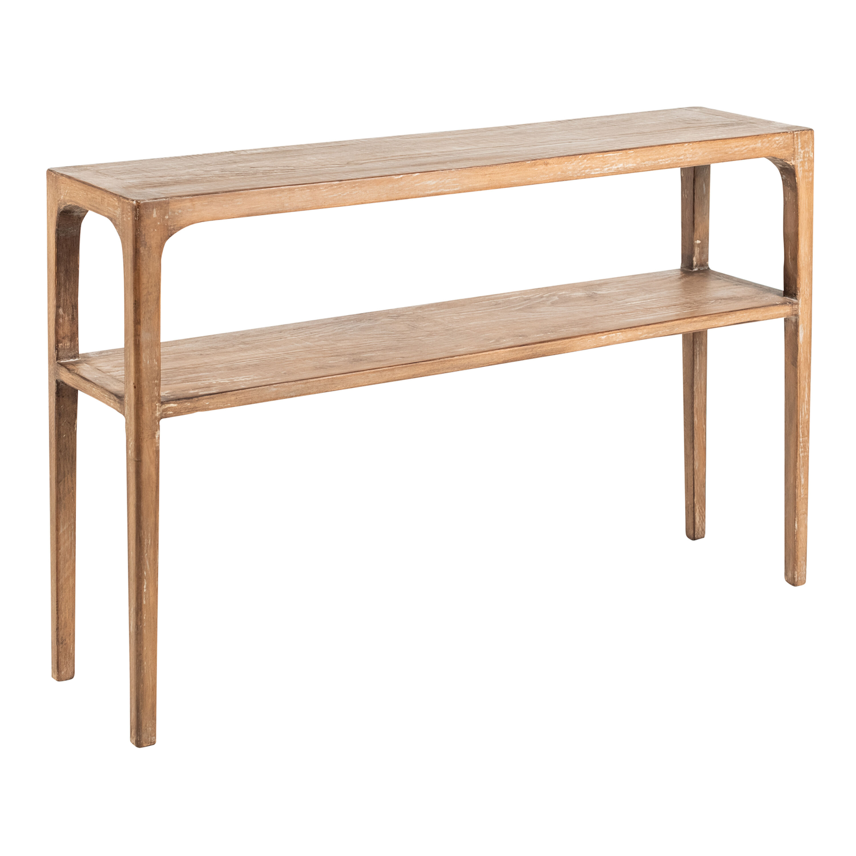 Indio Reclaimed Pine Console Table with Shelf image number 0