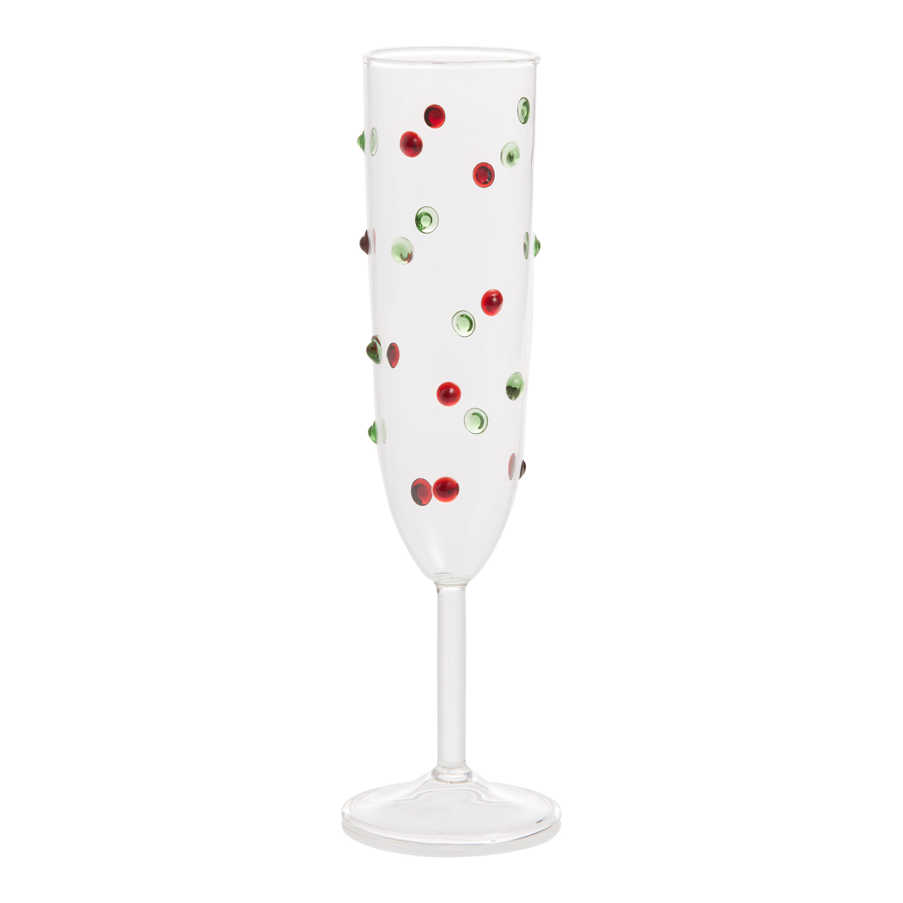 Red and Green Dot Bar Glass Collection image number 3
