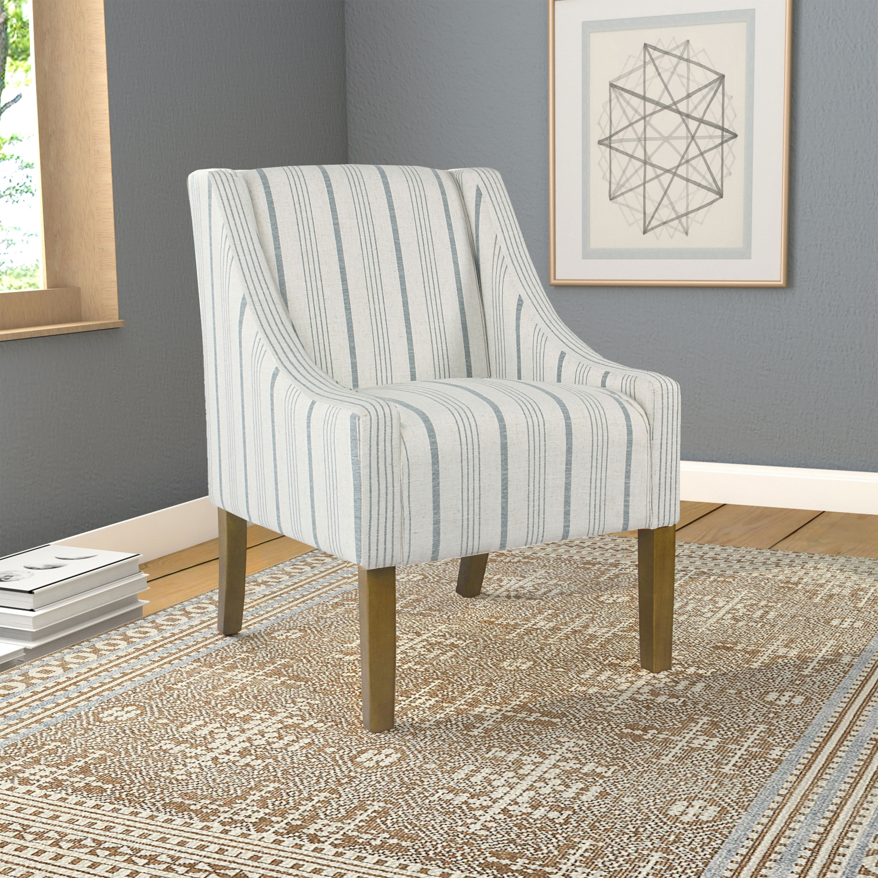 Keyse Slope Arm Upholstered Chair image number 1
