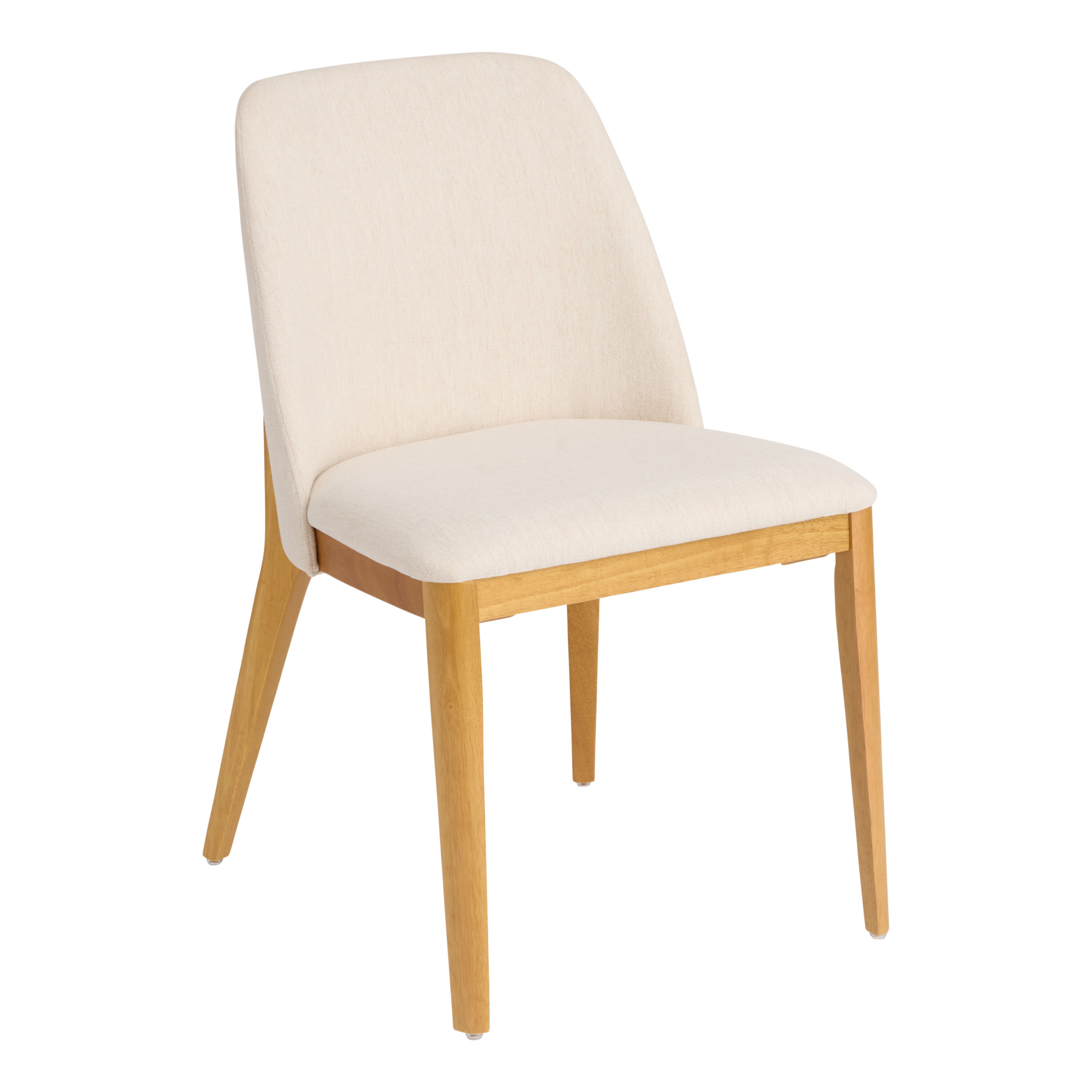 Maliyah Exposed Wood Upholstered Dining Chair Set of 2 World Market