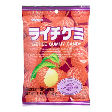 Kasugai Lychee Gummy Candy Kasugai Lychee Gummy Candy