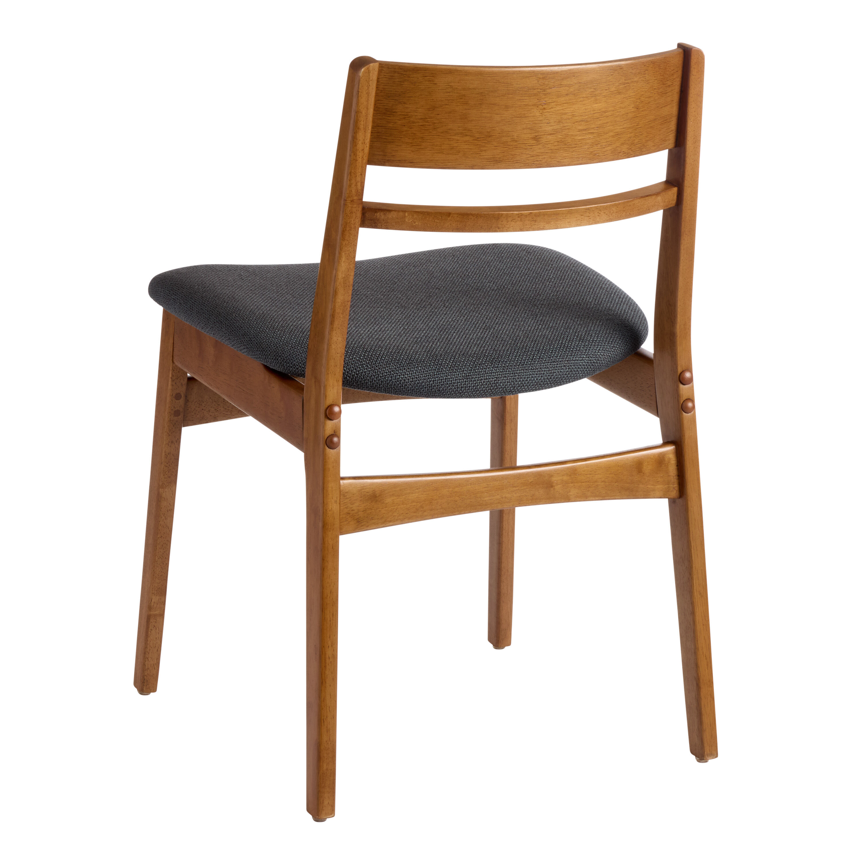 Handler Wood Mid Century Upholstered Dining Chair Set of 2 World Market