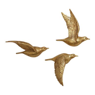 Gold Coastal Birds Wall Decor 3 Piece Gold Coastal Birds Wall Decor 3 Piece
