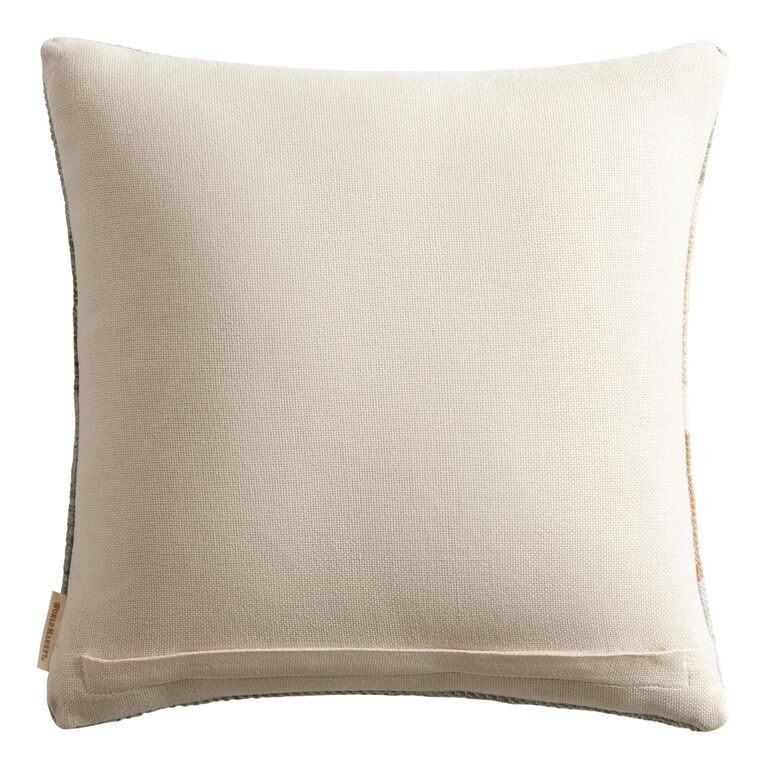 Tonal Woven Geometric Indoor Outdoor Throw Pillow image number 3