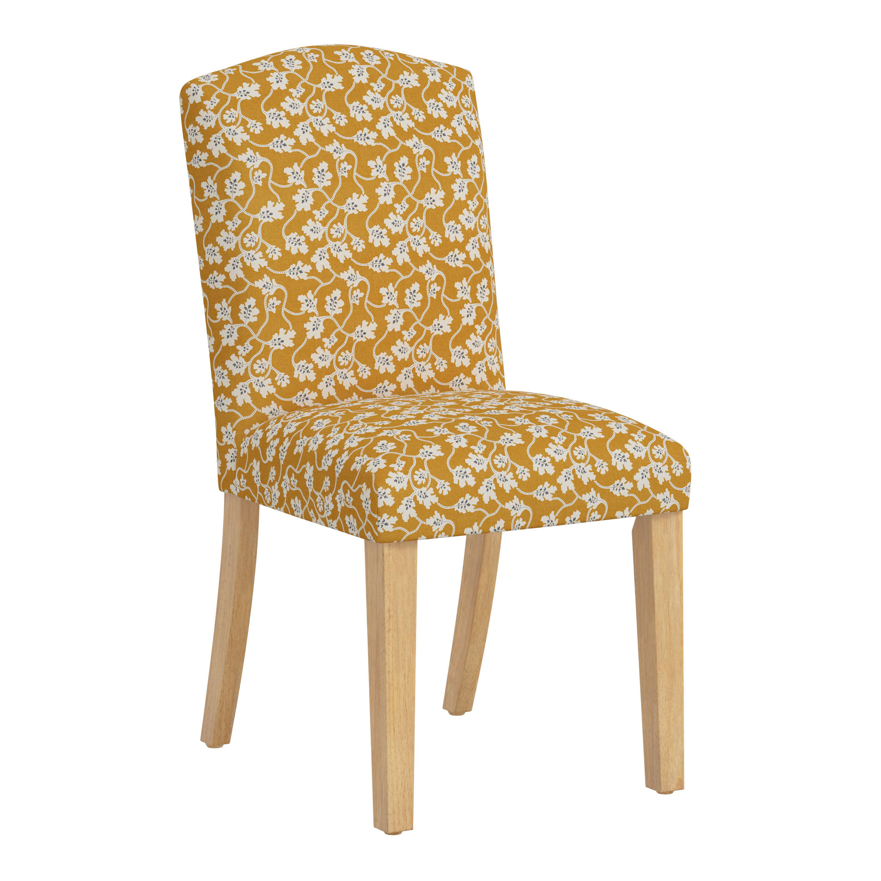 William Print Upholstered Dining Chair