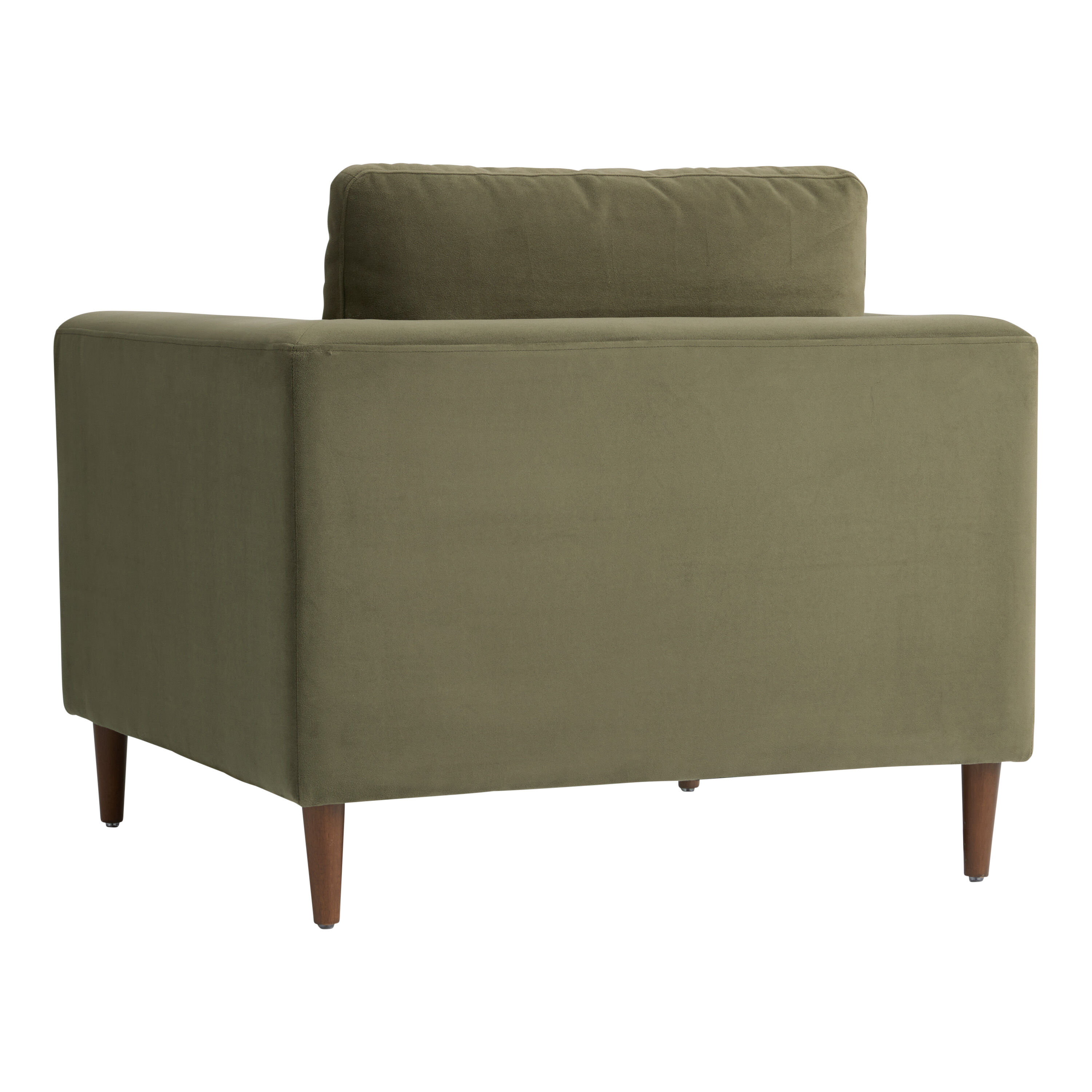 Camile Sage Green Velvet Upholstered Chair World Market