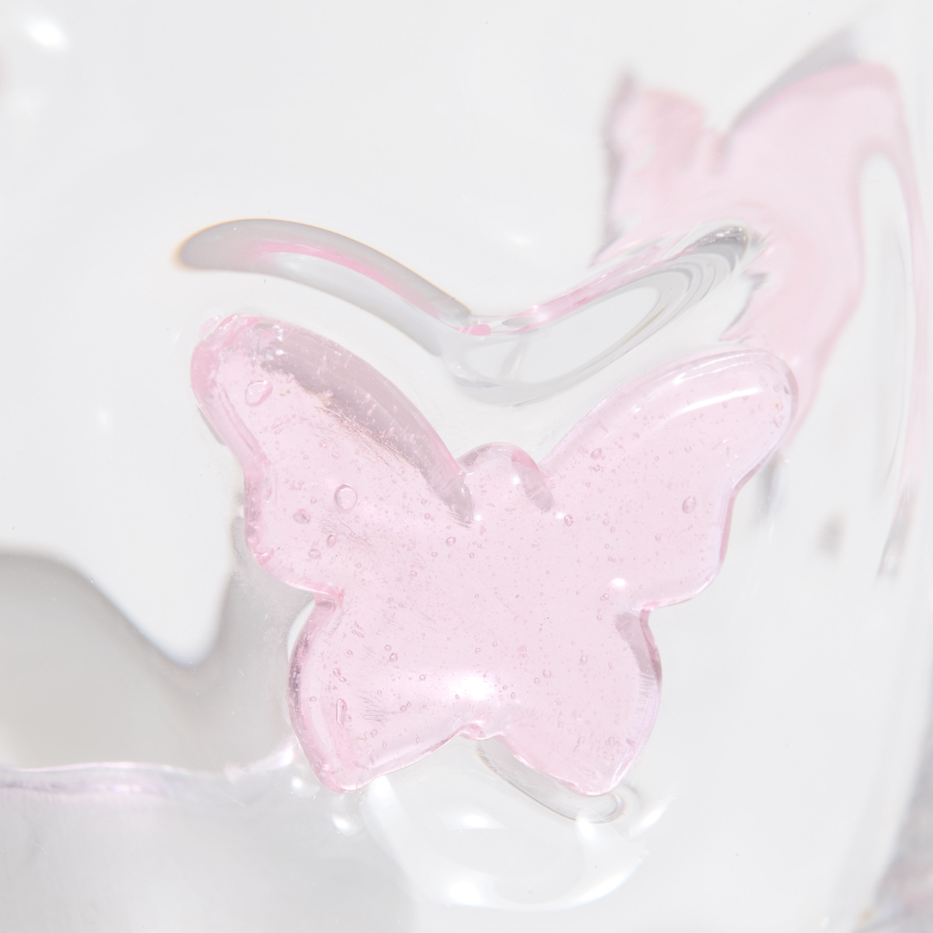 Charm Inlay Glass Tealight Candle Holder image number 1