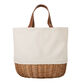 Picnic Time Promenade Beige Canvas and Willow Picnic Basket image number 2