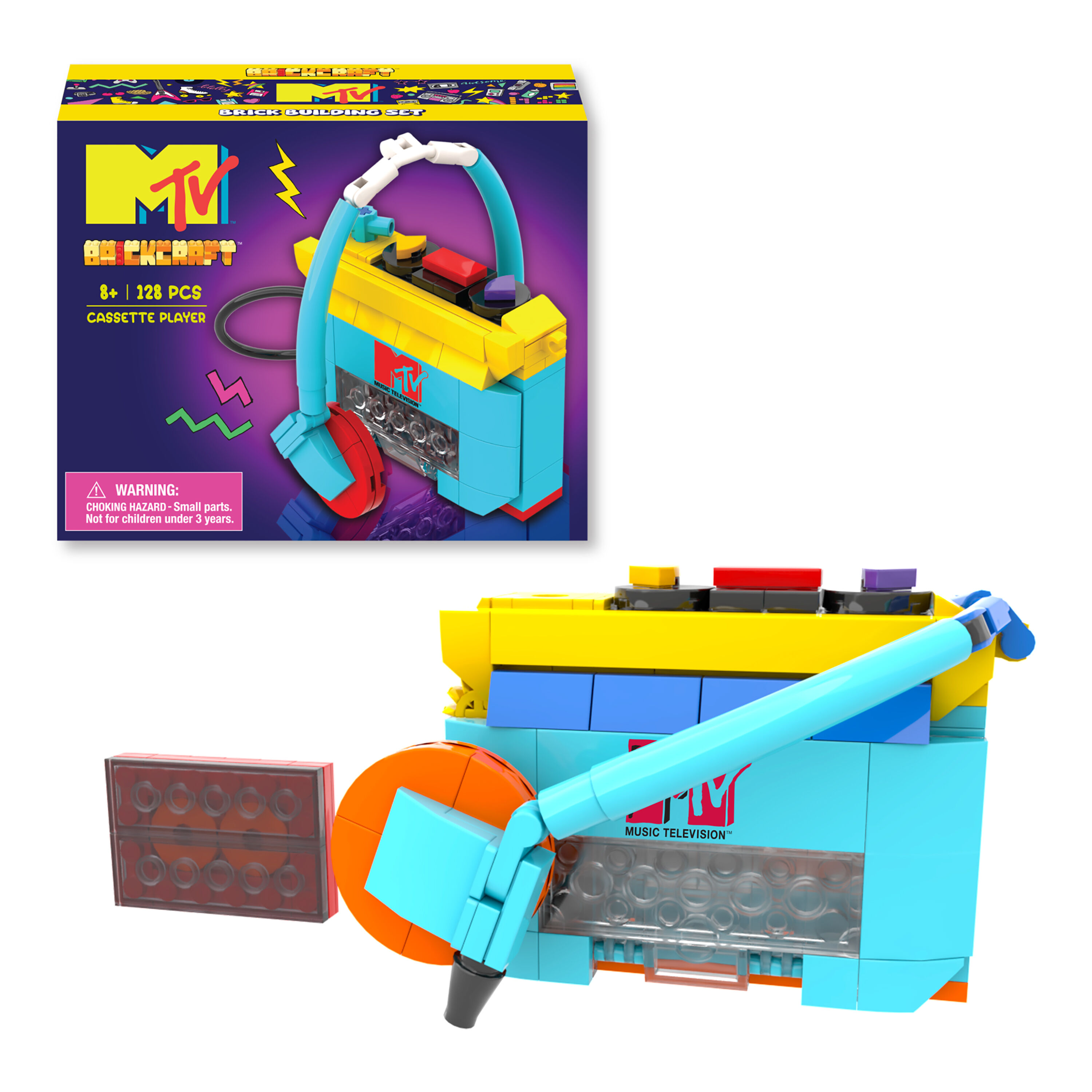 Brickcraft MTV Walkman Brick Building Set image number 2