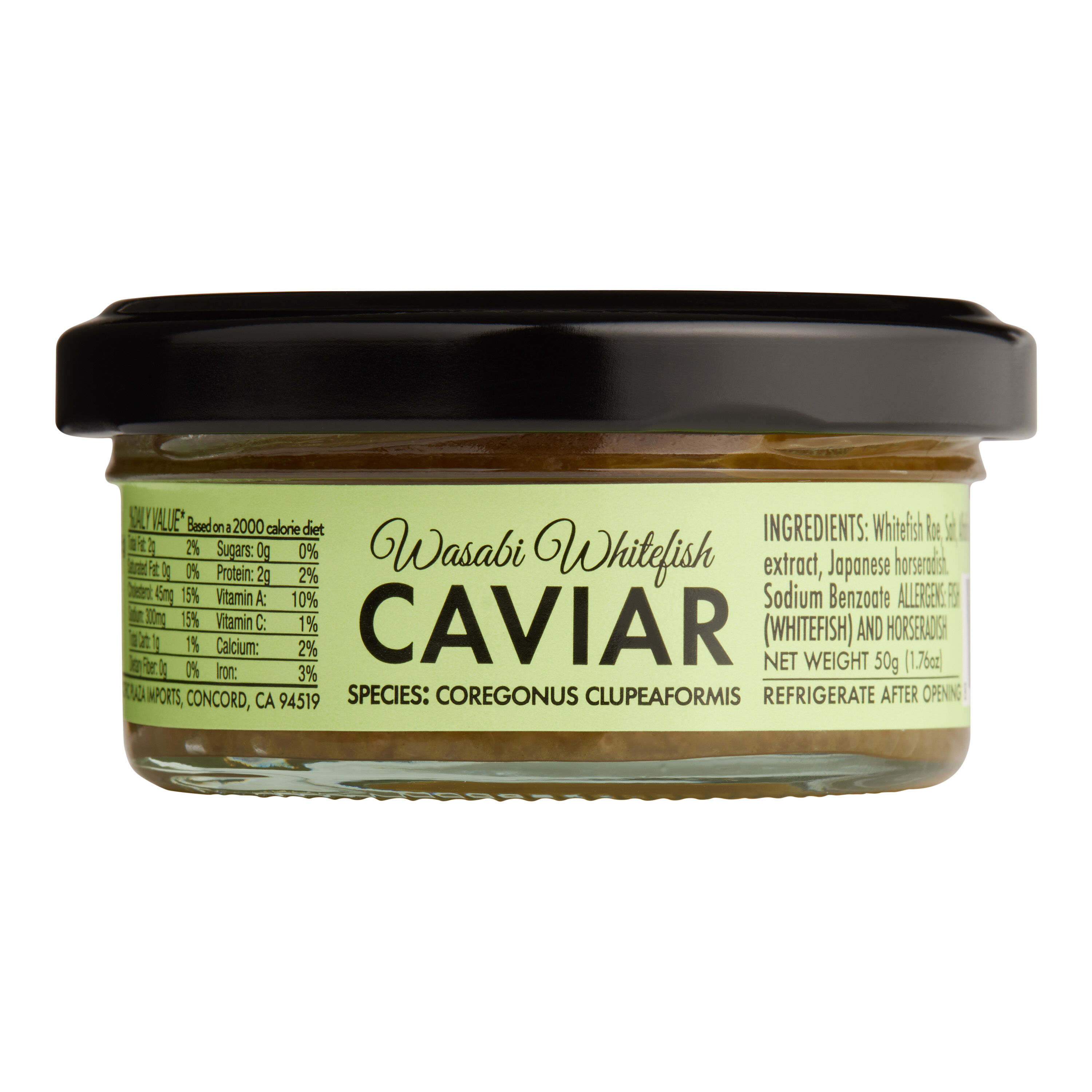 Pacific Plaza Wasabi Whitefish Caviar World Market