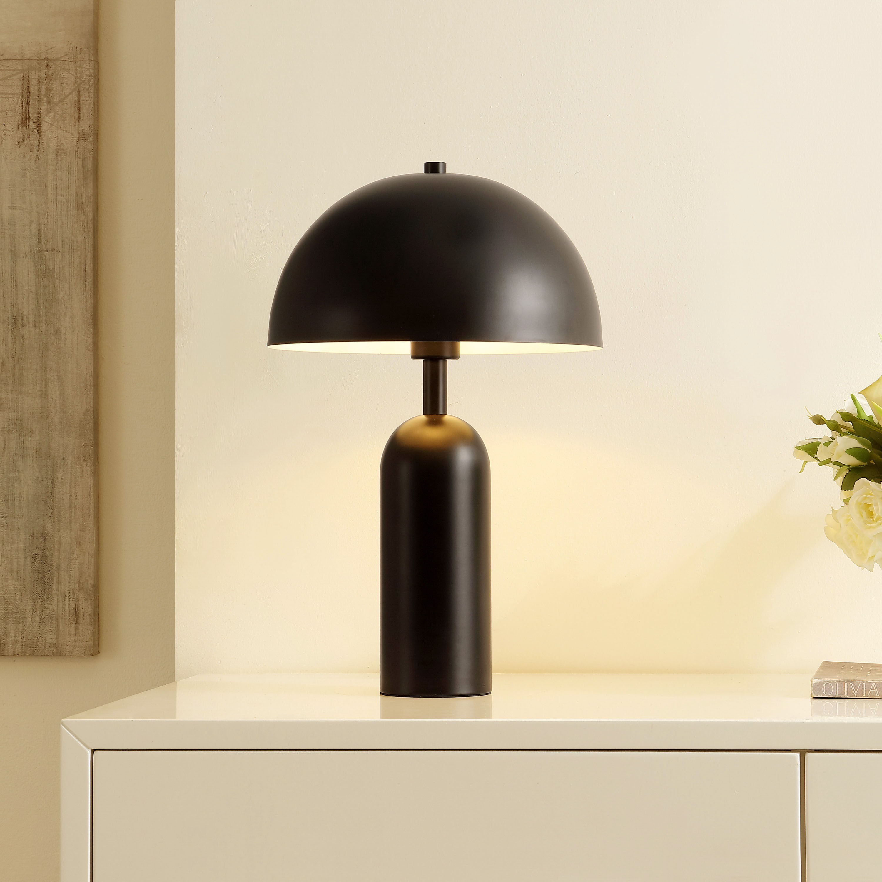 Metal dome table lamp online