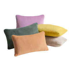 Nova Gray and Rust Kilim Indoor Outdoor Patio Lumbar Pillow by World Market