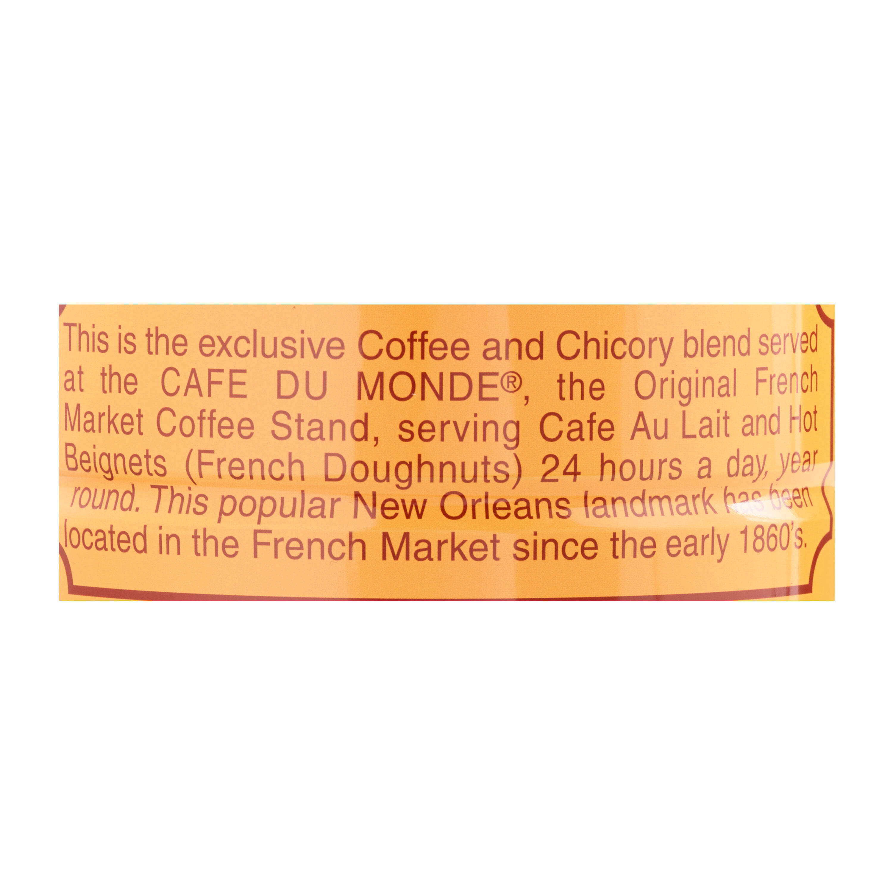 Cafe Du Monde Ground Coffee and Chicory Tin 15 Oz. image number 1