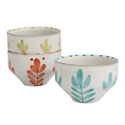 Almada Hand Painted Floral Bowl