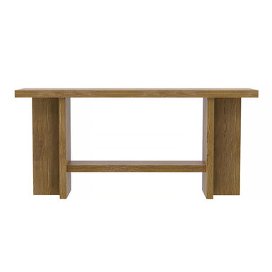 Jameson Wood Angular Base Console Table Jameson Wood Angular Base Console Table