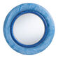 Round Blue Resin Mini Wall Mirror image number 0