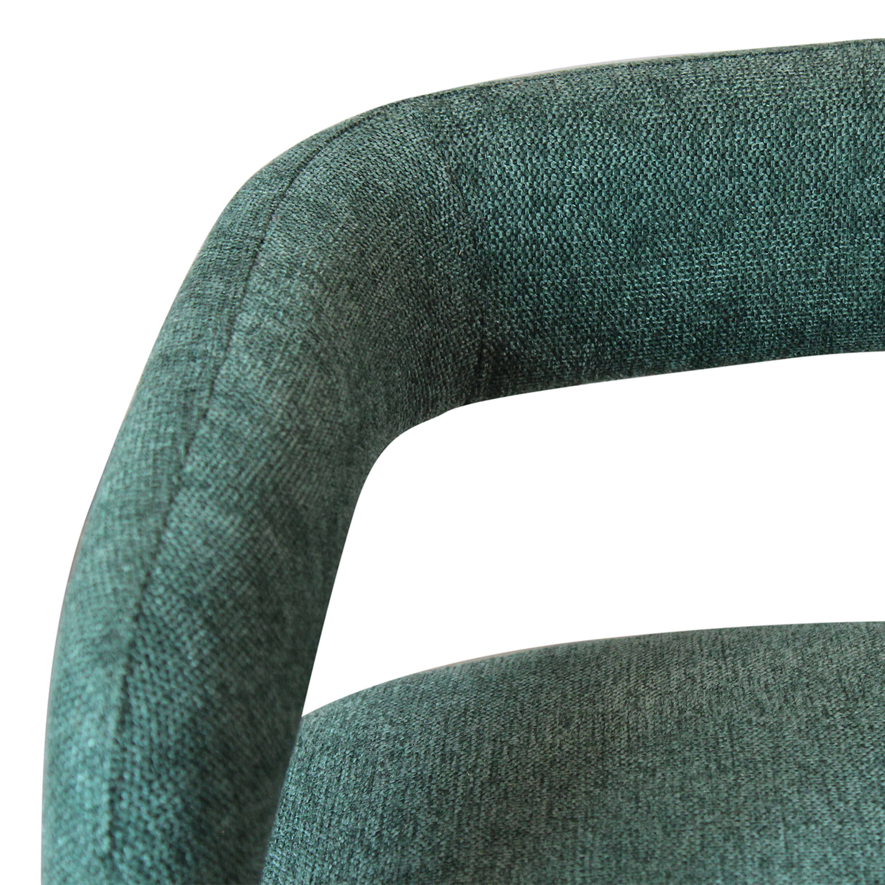 Trent Curved Open Back Upholstered Counter Stool image number 4