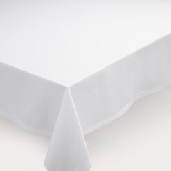 White Cotton Buffet Tablecloth