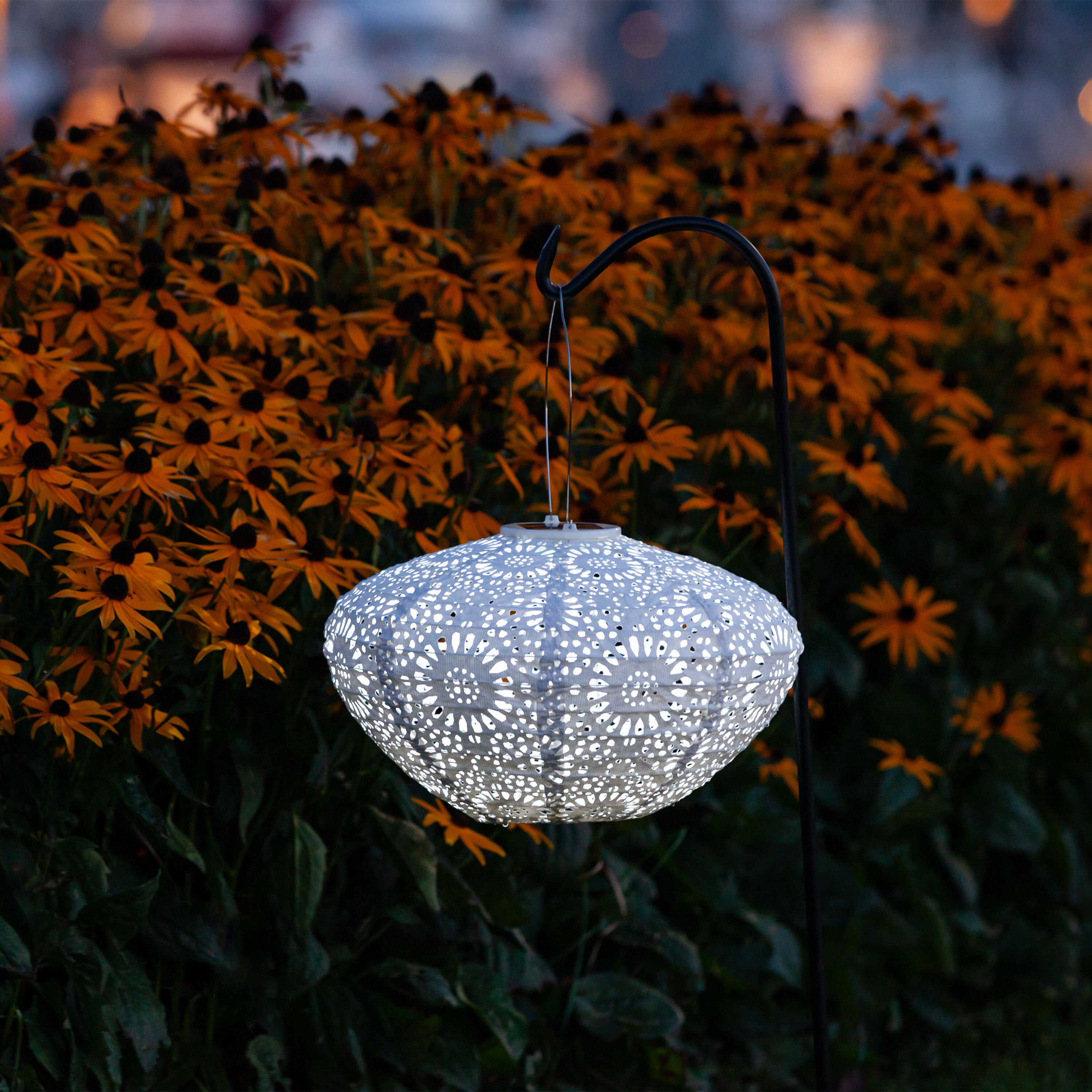 Lace solar lantern discount