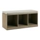 Lee Gray Storage Cube Bench With Cushion image number 0