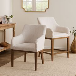 Arden Natural Upholstered Counter Stool
