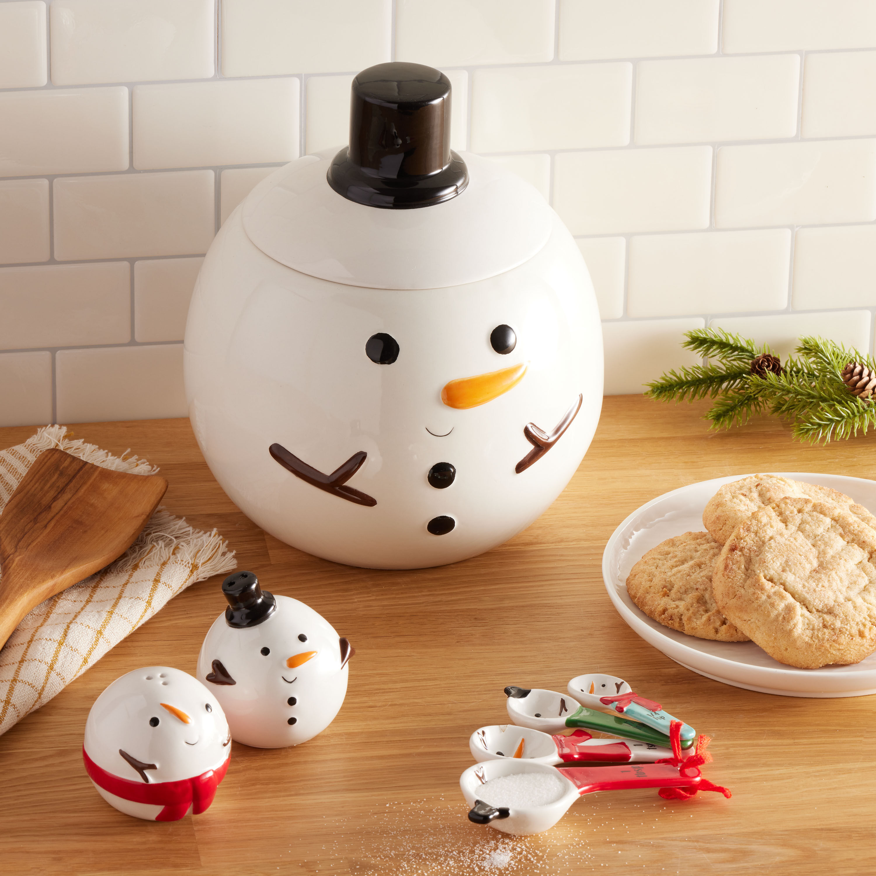 Snowman salt and pepper shakers discount