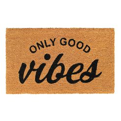 Only Good Vibes Coir Doormat