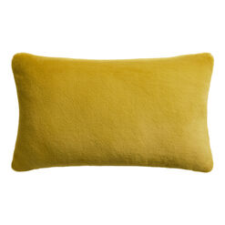 Fuzzy Plush Lumbar Pillow