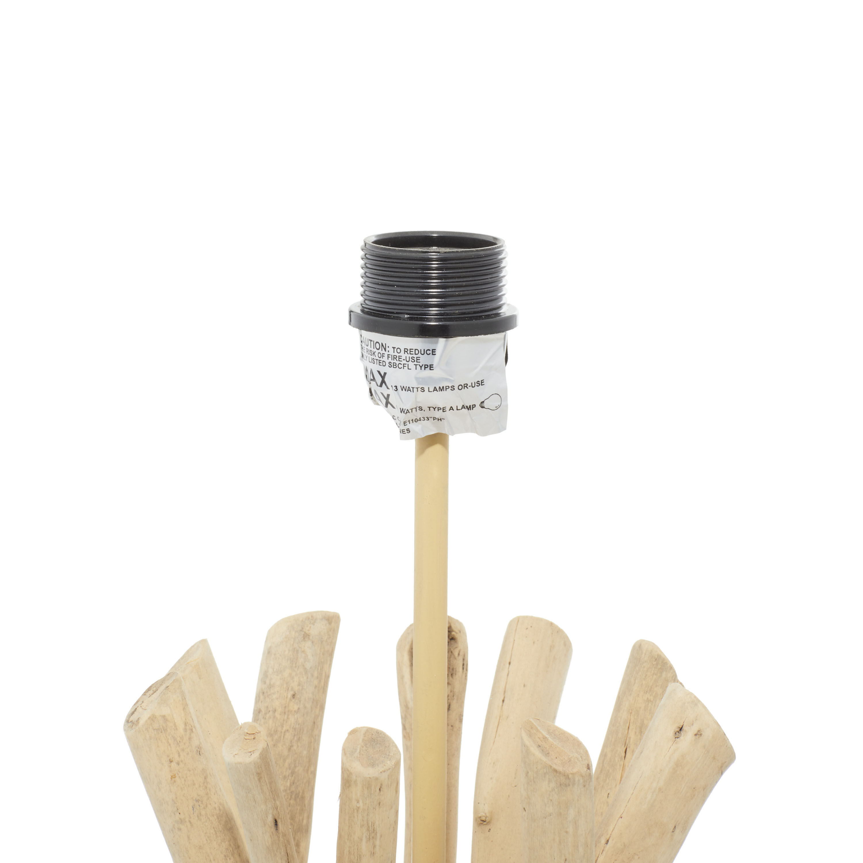 Natural Driftwood Stick Table Lamp image number 5