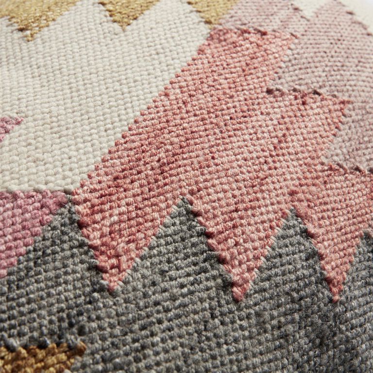 Multicolor Geo Stars Indoor Outdoor Lumbar Pillow