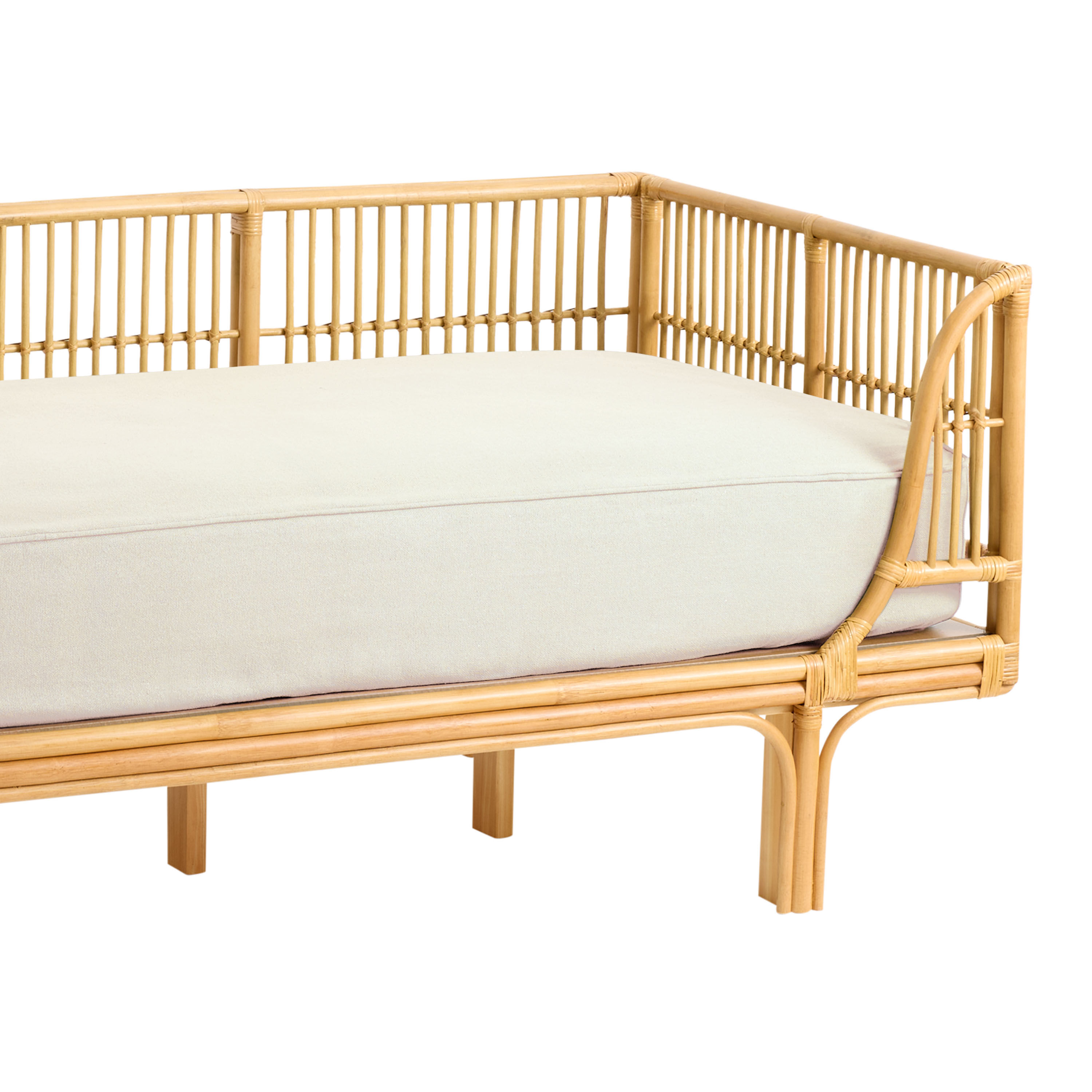 Burlap Twin Mattress Cover image number 0