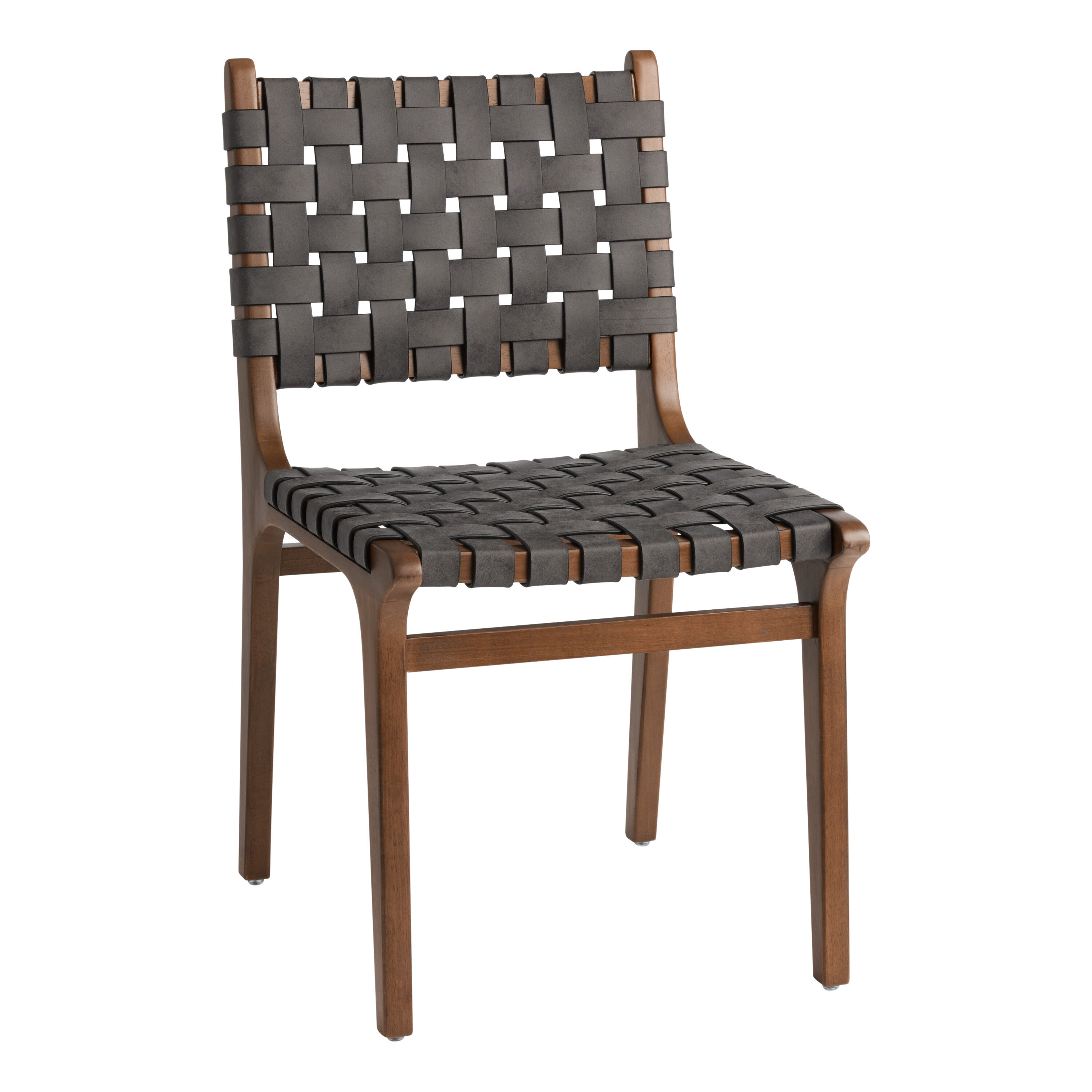 Giovana Gray Faux Suede Strap Dining Seat Collection image number 3