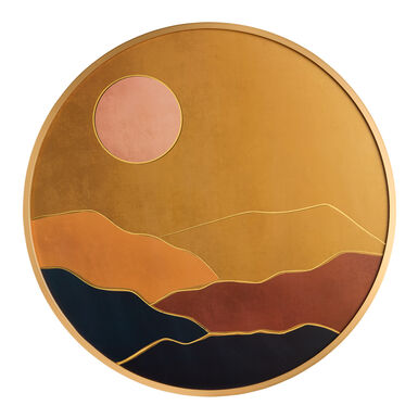 Sunset by Kolor Me Koby Framed Canvas Wall Art Sunset by Kolor Me Koby Framed Canvas Wall Art