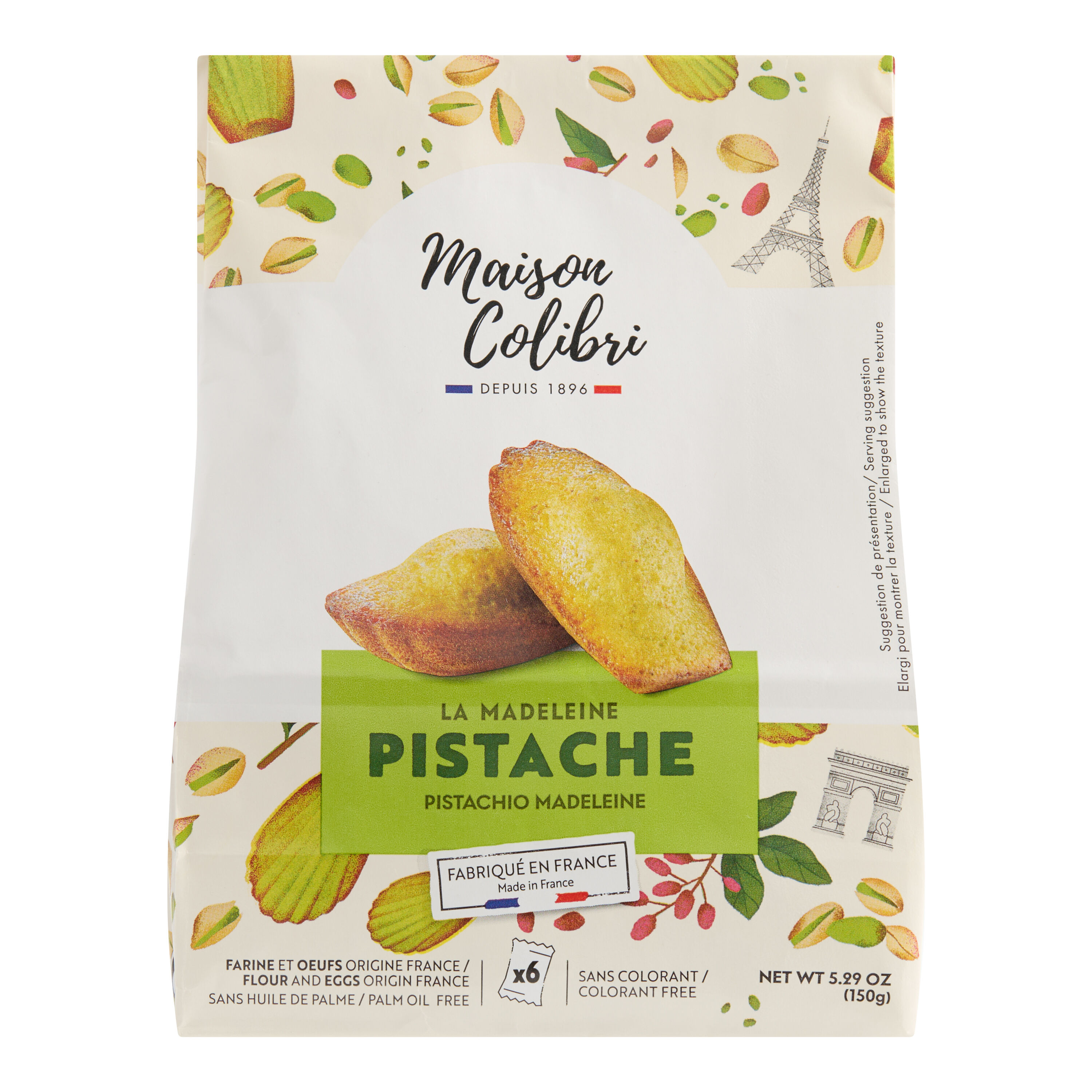 Maison Colibri Pistachio Madeleines