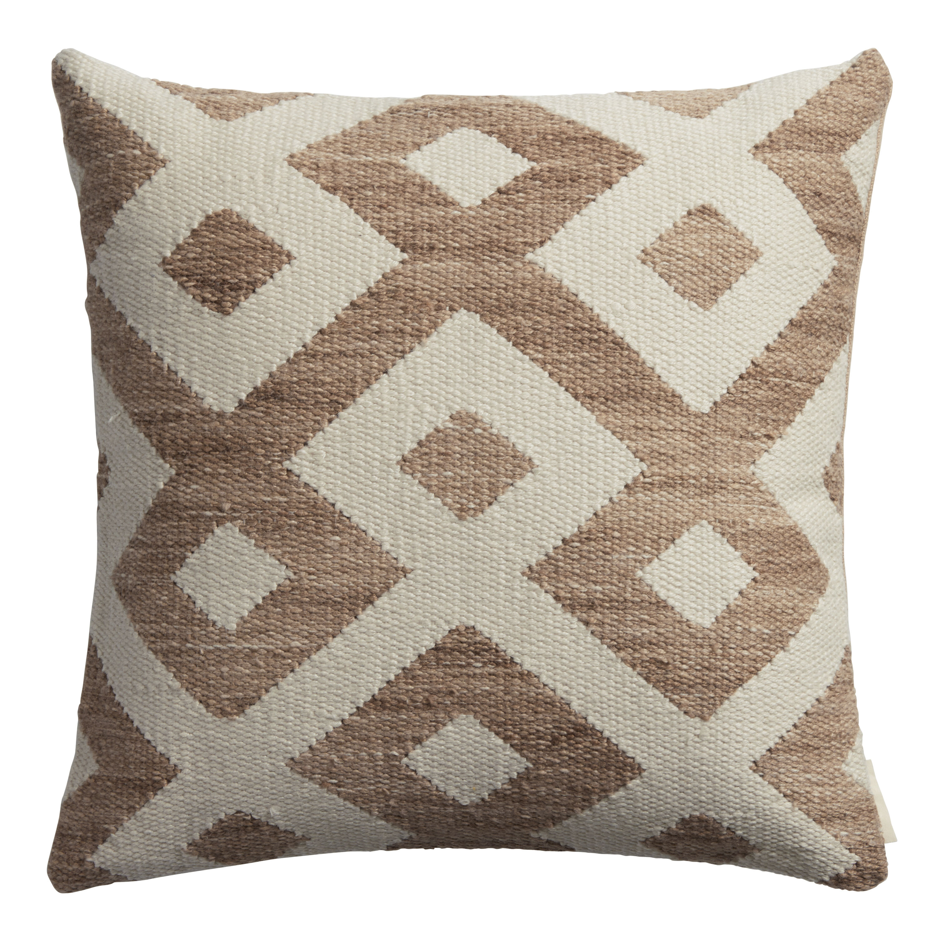 Woven Geo Indoor Outdoor Throw Pillow World Market