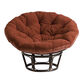 Papasan Chair Frame and Sherpa Cushion Collection image number 1