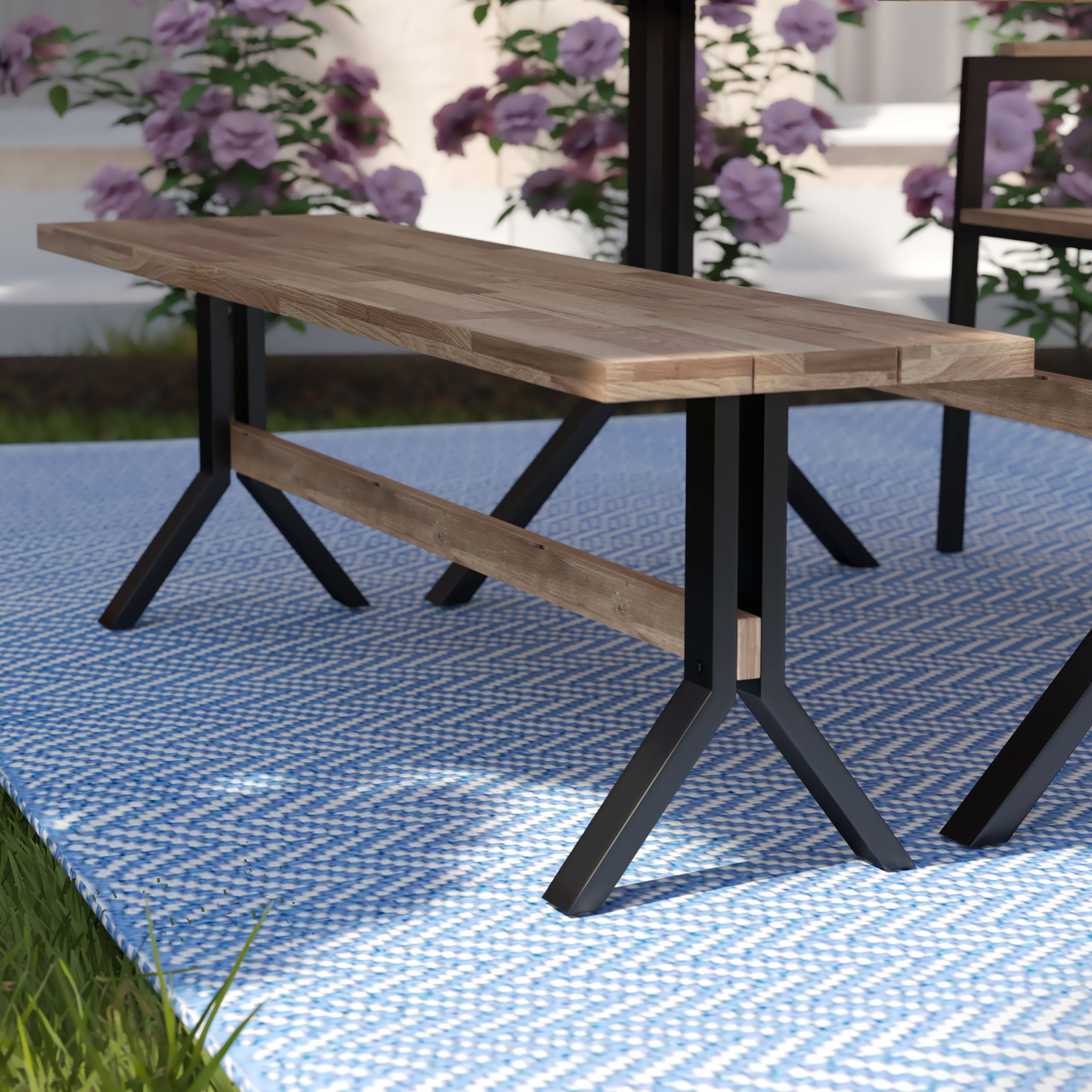 World market black bench cheap