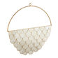 Capiz Shell and Gold Metal Layered Wall Hanging image number 0