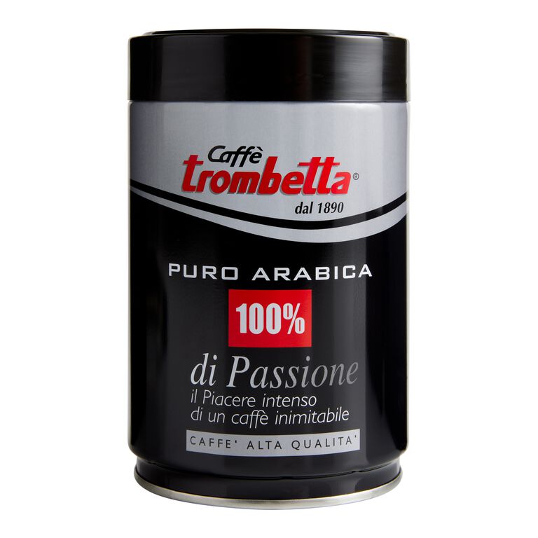 Caffe Trombetta Puro Arabica Ground Coffee Tin