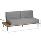 Andorra Reversible Modular Outdoor Sofa with Table image number 8