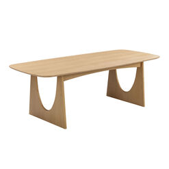 Martel Extra Long Natural Ash Wood Dining Table
