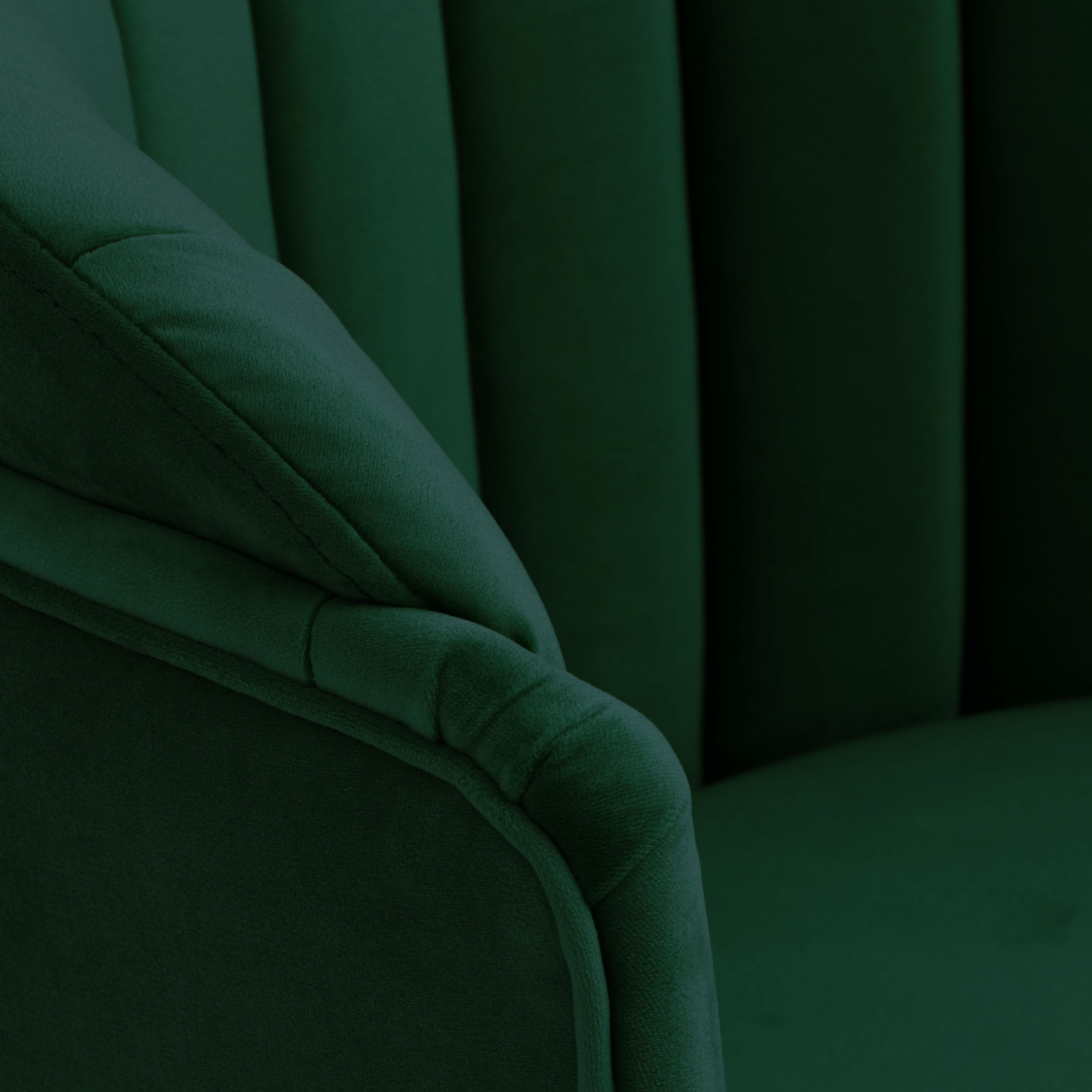 Velvet channel back isadora dining chair clearance