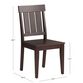Espresso Wood Slat Back Tobias Dining Chair image number 5